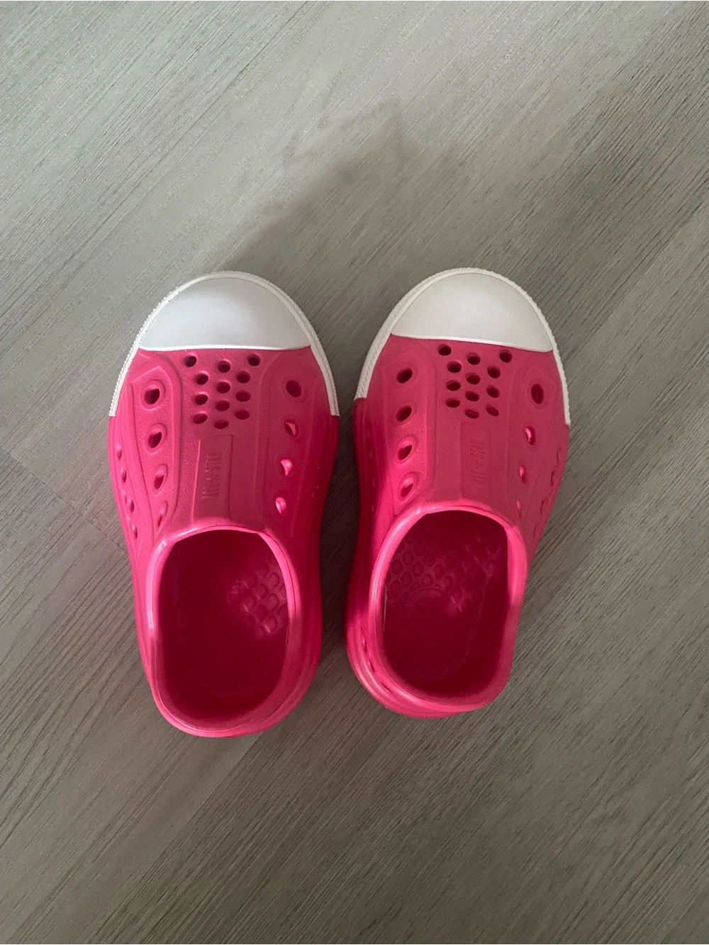 Converse Kids Hot Pink Slip-On Water Shoes with White Toe Caps